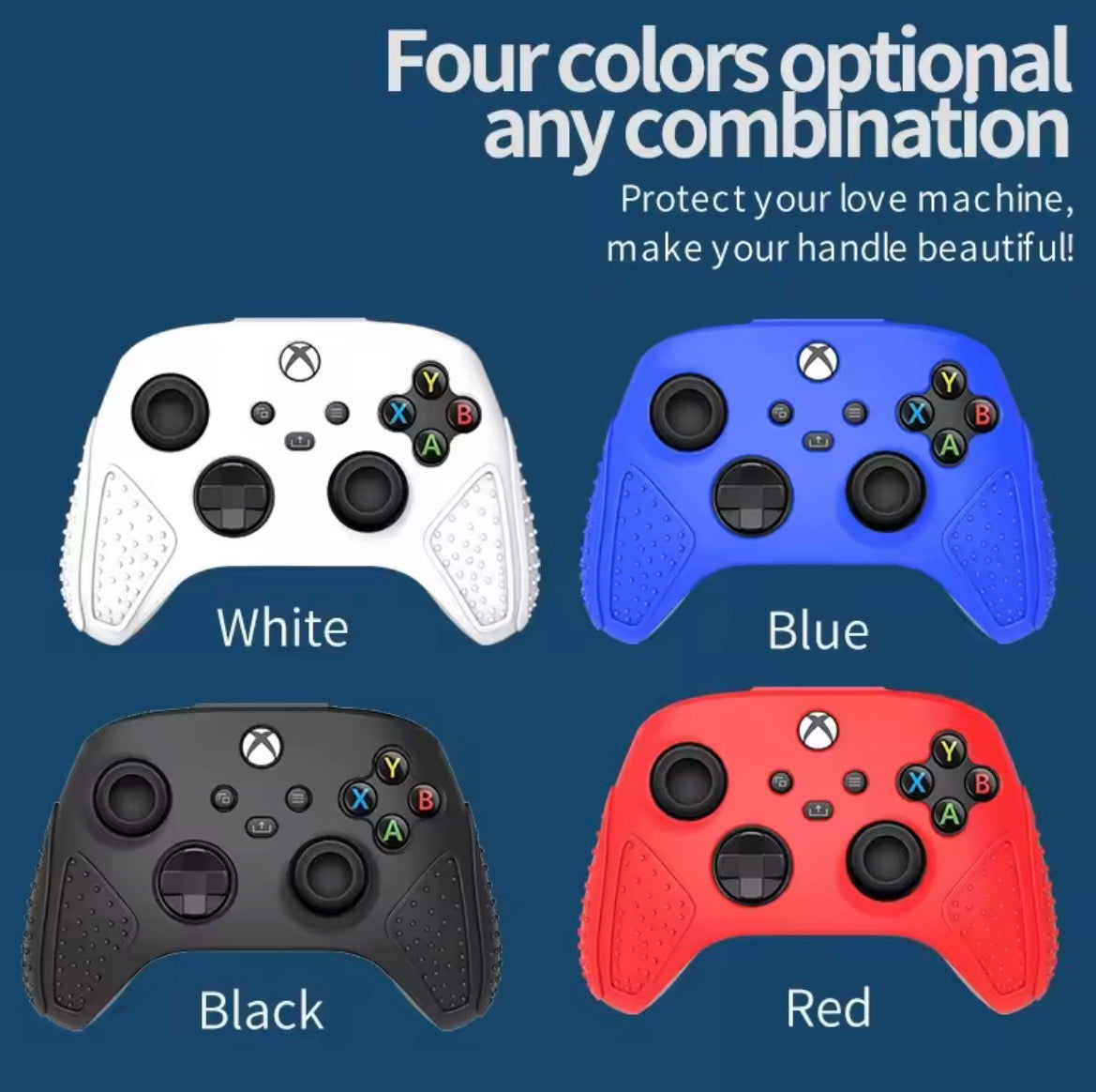 Soft Rubber Anti-Slip Protective Skin for XBox Series X S Core Controller Silicone Case Grip Protector Cover Game Accessories