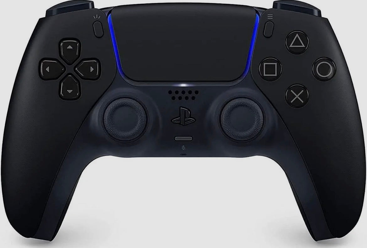 Plain Black PS5 Controller